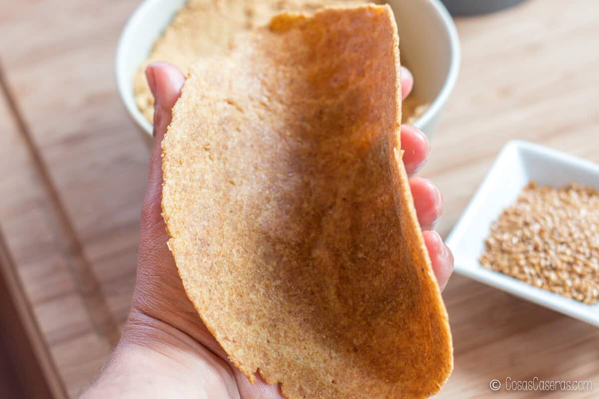 Como Hacer Tortillas Veganas de Linaza sin Gluten Cosas Caseras